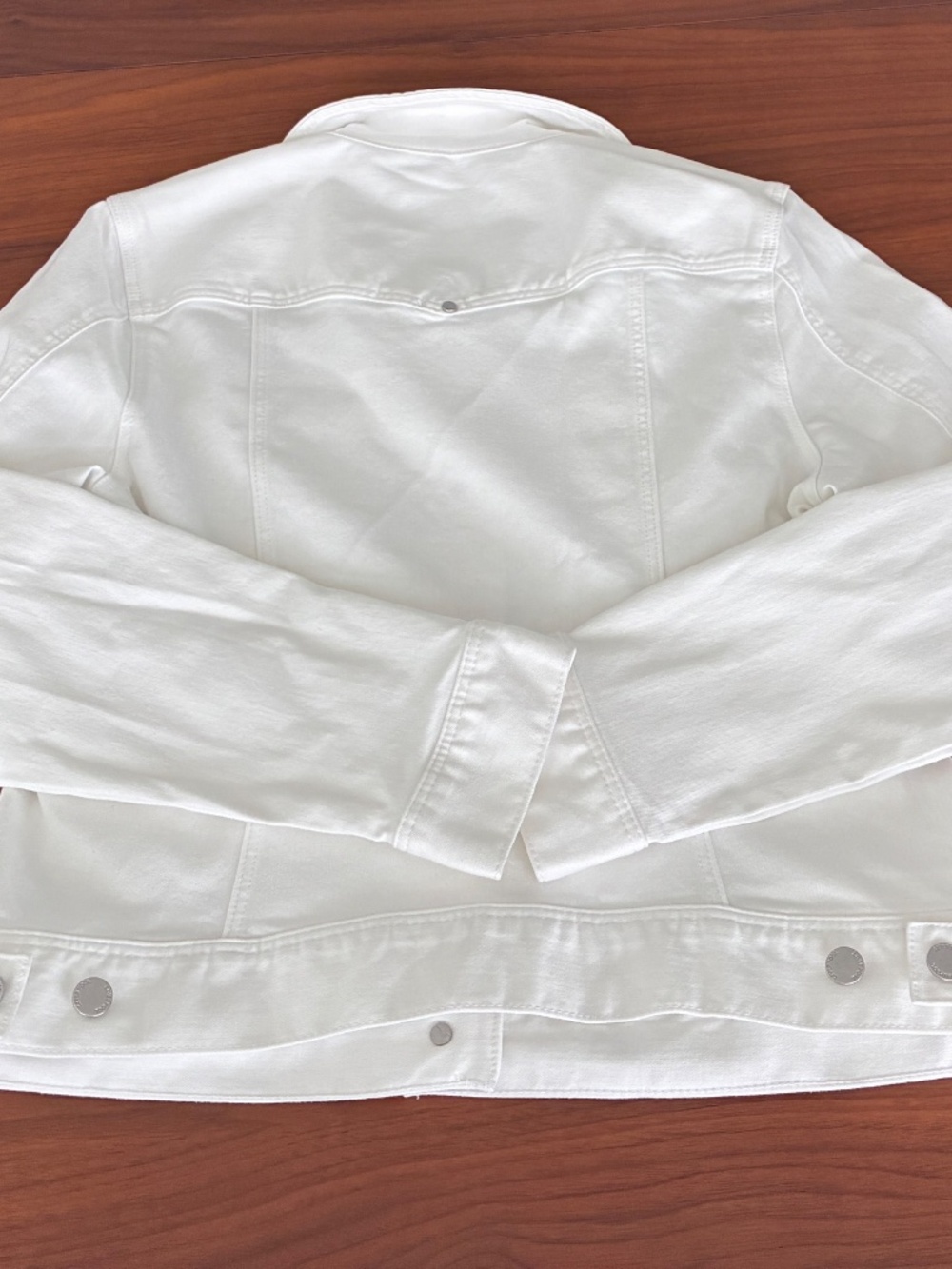 Liverpool White Stretch Denim Jacket NWT Medium - Picture 7 of 10